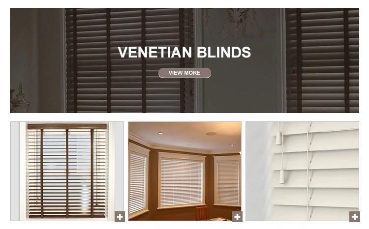 China Electric Solid Wood Blinds