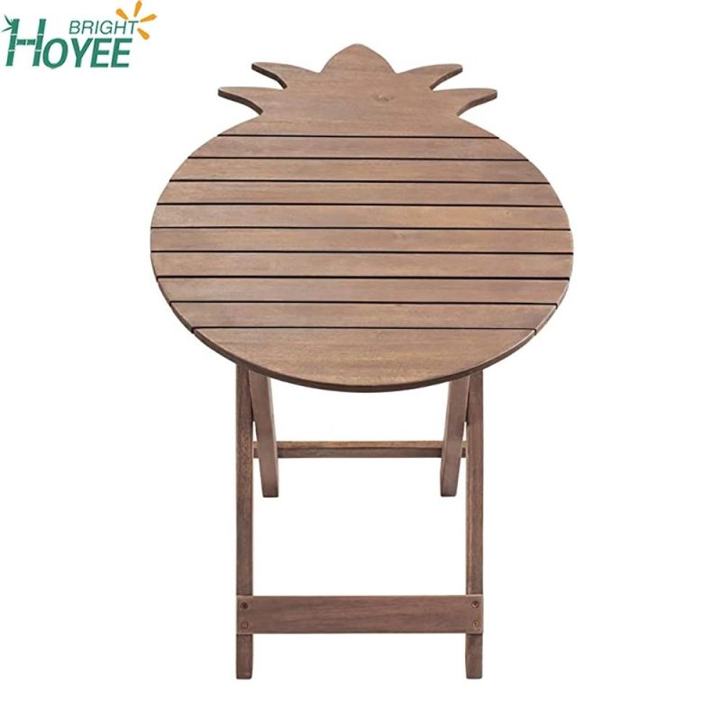 Solid Acacia Wood Outdoor Side Table Coffee Table