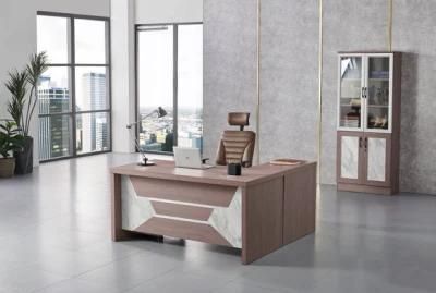 Patent Design Modern L Shaped Medium Density Fiberboard Executive Office Desk