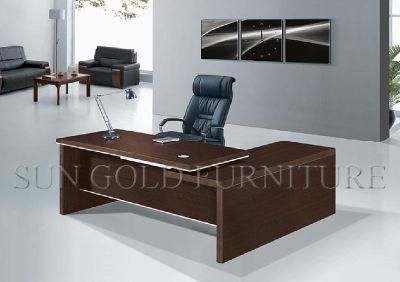 (SZ-ODL320) Customized Boss Modern Director Office Table Wooden L Shape Office Desk