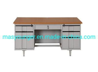 Multi-Drawer Metal Office Storage Employee Table