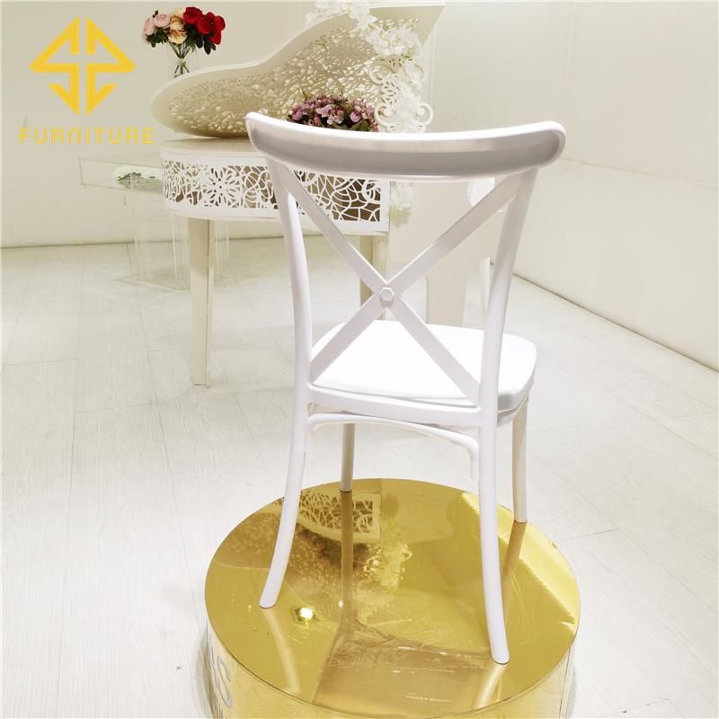 Modern Simple Style Light Weigh White Plastic Wedding Banquet Chair