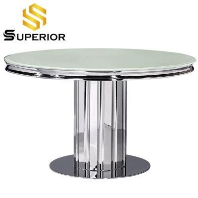 Wholesale Australia Home Restaurant Furniture Glass Top Dinner Table