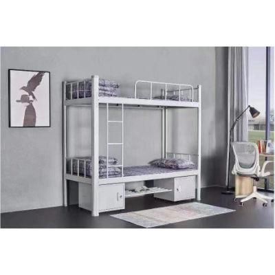 Heavy Duty Steel Bunker Bed with Locker&Shoerail