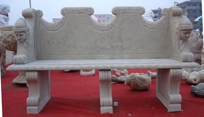 Simple Modern Marble Bench for Outdoor Garden Decoration