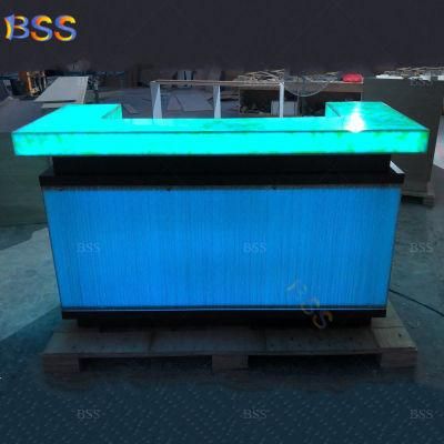 Home Basement Drink Small Mini Lighted LED Bar Counter