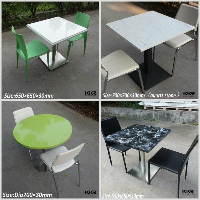 Modern Furniture Coffee Solid Surface Restaurant Dining Table