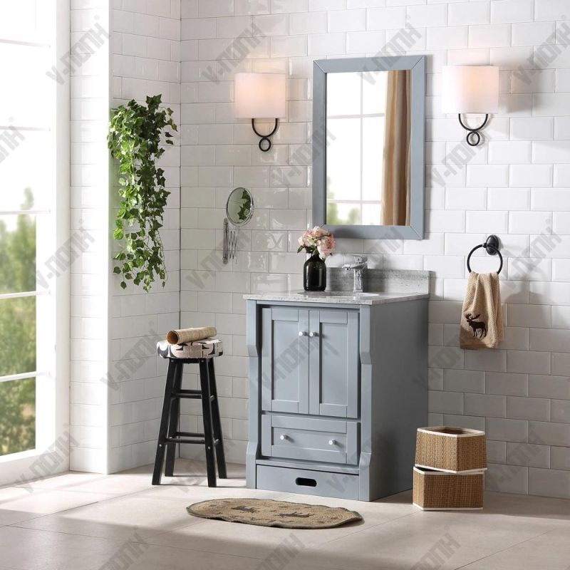 Modern Style Soft Closing Freestanding Bath Furniture Vanity