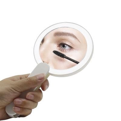 Round Customized Handheld Mirror for Beauty Makeup