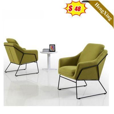 Cheap Price Hotel Waiting Room Office Metal Legs Fabric Leisure Single Seat Sofa Armchairs Modern Living Room Lounge Chair