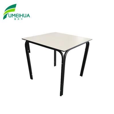 White Phenolic Resin Sheet HPL Square Table Top