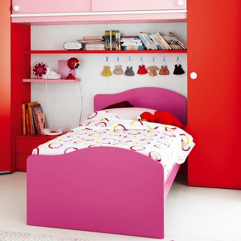 Colorful Children′s Princess Bedroom Furniture Bunk Bed Kids Wooden Furniture for Girl