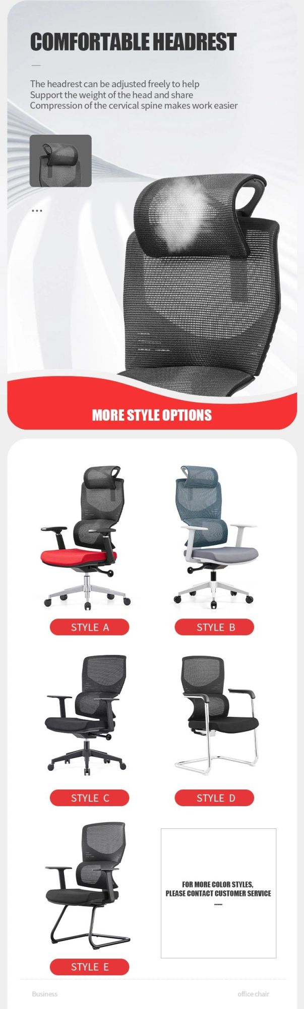 High Quality Modern Ergonomic Swivel Mesh Office Chair for Buyer