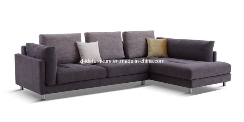 Livingroom Furniture Leisure Comfortable Fabric Corner Sofa