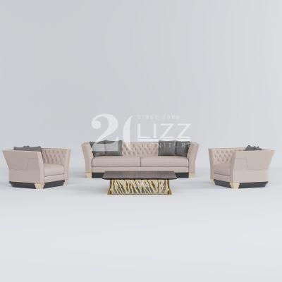 Modern European Style Sectional Home Living Room Sofa Furniture Luxury Italian Leather Sofa