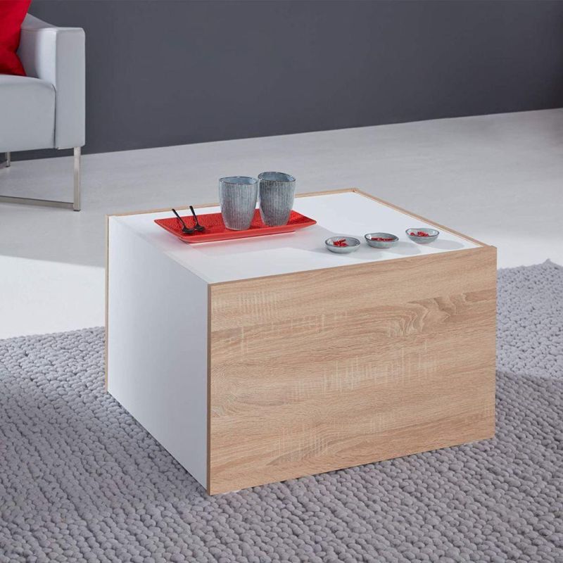 Modern Design Melamine Surface MDF Wooden Coffee Table