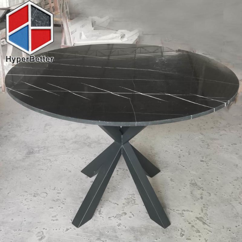 Nero Marquina Marble Plinth Coffee Table