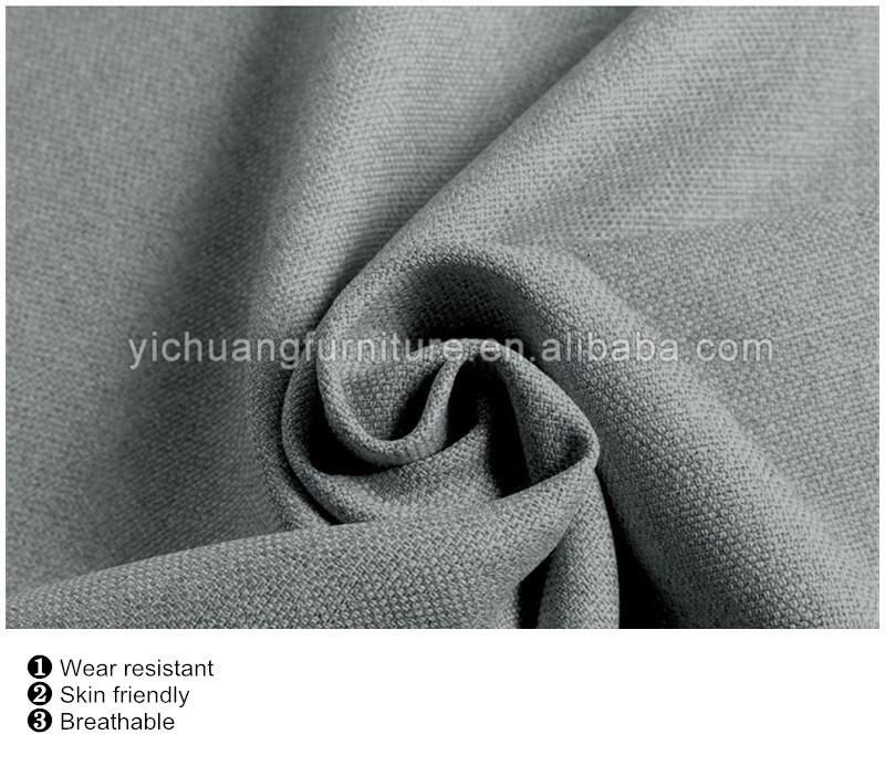 Home Furniture Modern Sofa Linen Fabric Gray Couch Living Room Furniture