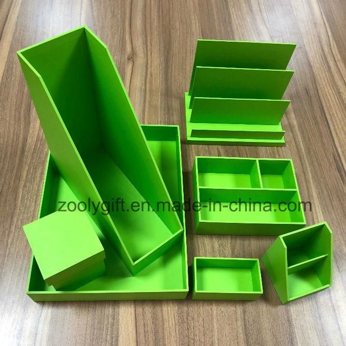 Solid Color A4 FC Office Paper File Case Box Cardboard File Holder with Elastic Closure