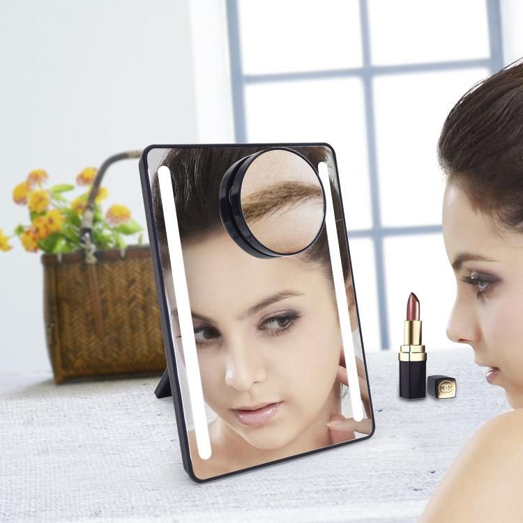 Stylish Makeup LED Vanity Cosmetic Mirror with Touch Dimmable LED Light