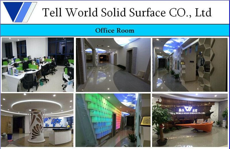 Luxury Modern Factory Design Square Shape Illuminated LED Translucent Coffee Shop Cinema Hotel Restaurant Nightclub Wince Juice Fast Food Sushi Bar Counter