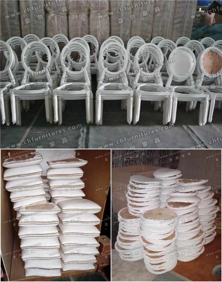 Yc-D07rental White Aluminum Modern Hotel Furniture Banquet Event Louis Wedding Chairs