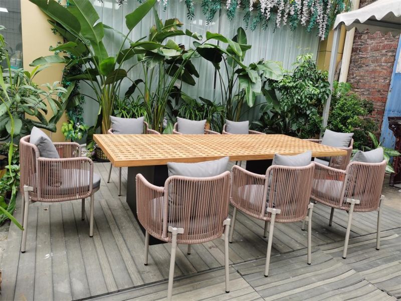 Modern Style Garden Outdoor Patio Outdoor Rattan Furniture Table and Chair