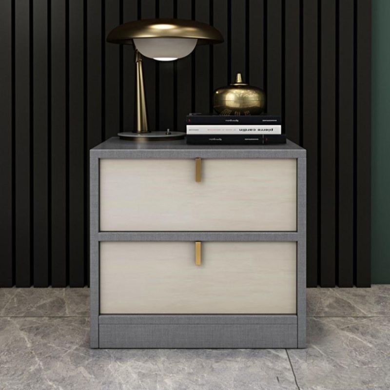 Modern Minimalist Furniture Wooden Bedroom Nightstand 0332