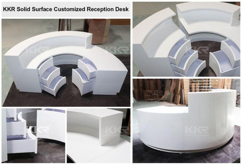 Customized Modern Furniture Solid Surface Office Desk 0522