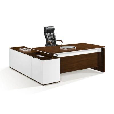 L Shape Office Furniture Veneer Office Table