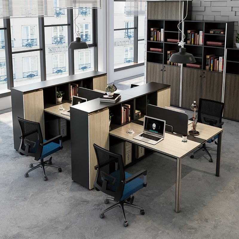 Multifunction Furniture Modern Wood Partition Computer Office Workstation Desk