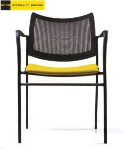 Zns Office Chair Training Vistor Chair with Mesh Back and Armrest