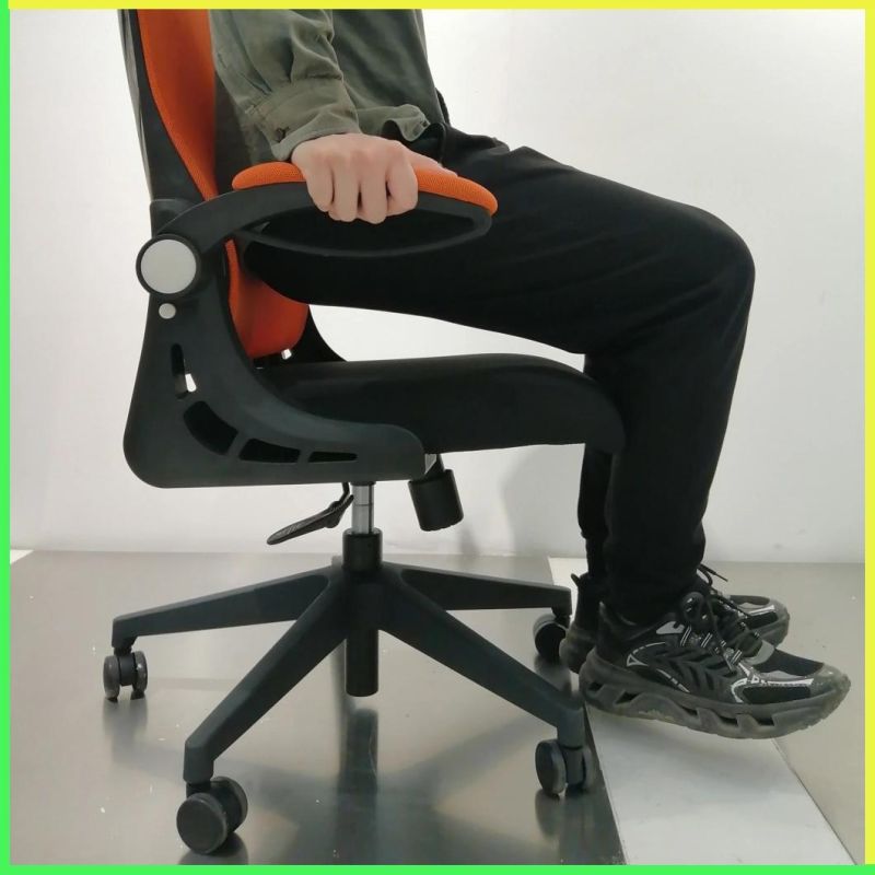 2022 New Modern Home Furniture as-B2194 Executive Chair Foshan Apple Chairs Computer Parts Game Plastic Gaming Folding Barber Office Chair with Foldable Armrest