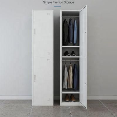 Modern Office Furniture 2 Doors Clothing Steel Single Locker