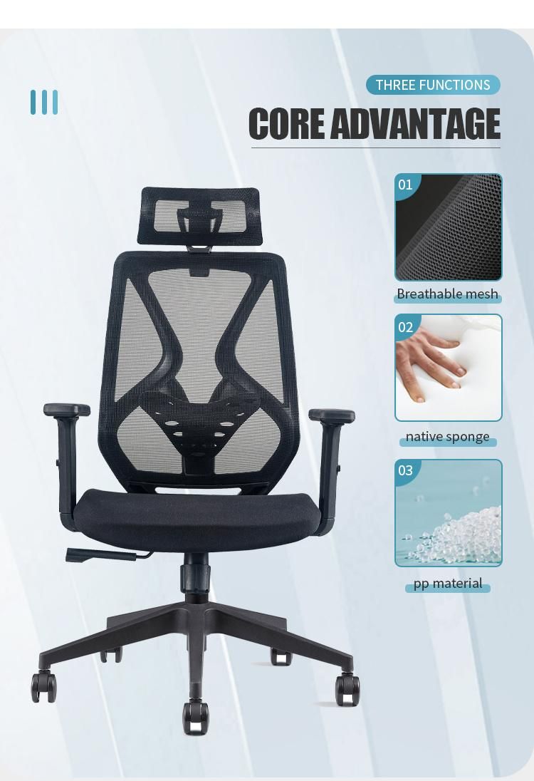 Chinese Wholesale Furniture Modern Mesh Executive Manager Ergonomic Office Chair