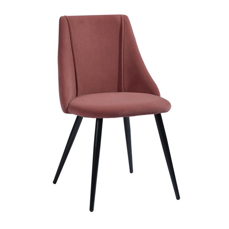 Restaurant Furniture Dining Chair Modern Luxury Dining Room Fabric PU Velvet Dining Chair