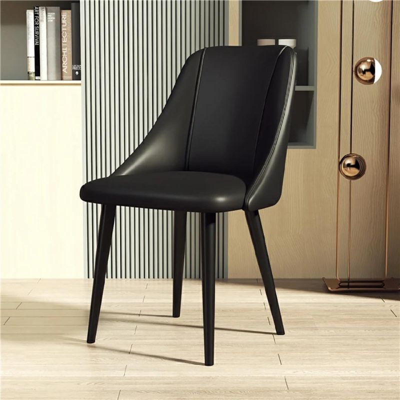 Yc-F098 Luxury Simple Design Dining Chair Leather Cushion