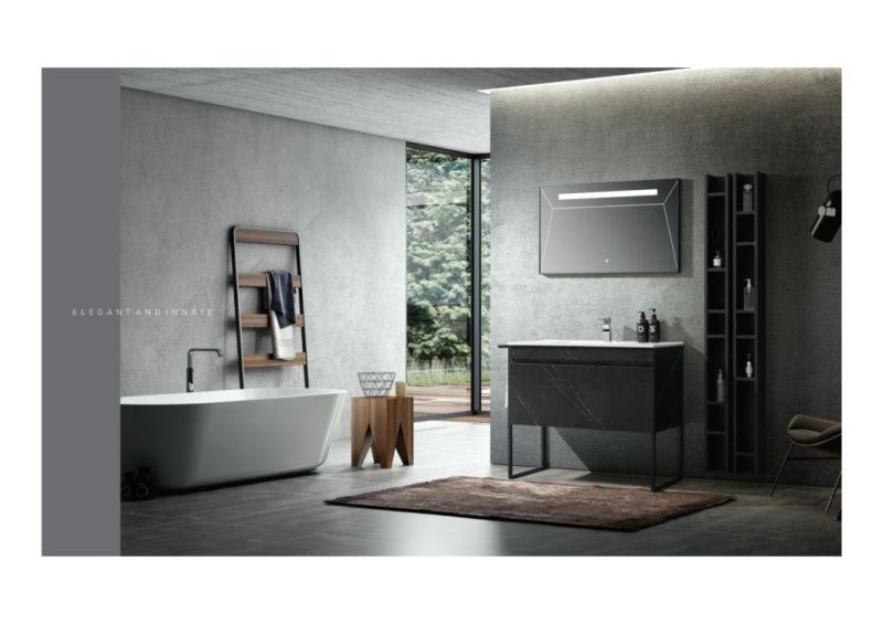 European Floor Standing Modern Paint Free MDF Bathroom Cabinet Lino-1000