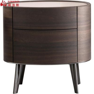 Modern and Simply Unique Design Solid Wood Night Table Furniture for Bedroom