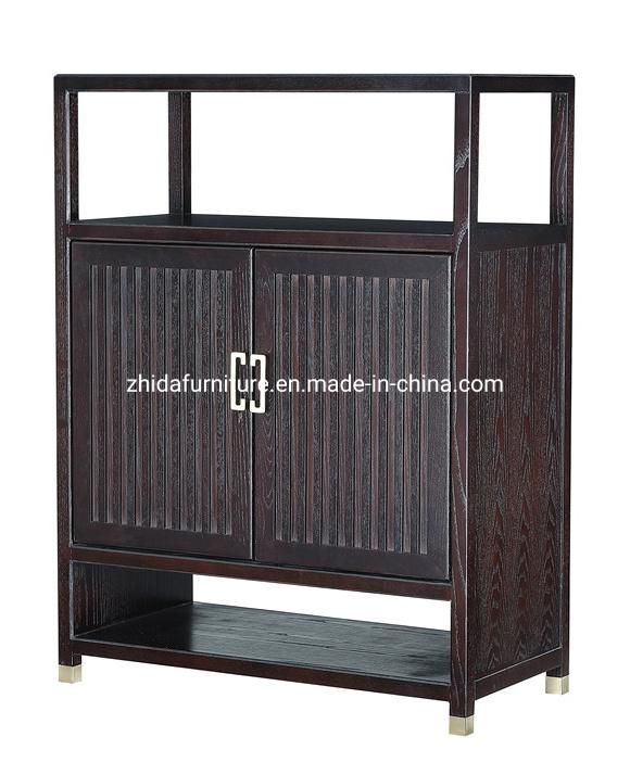 Living Room Furniture Wooden Black Color Cabinet with Door