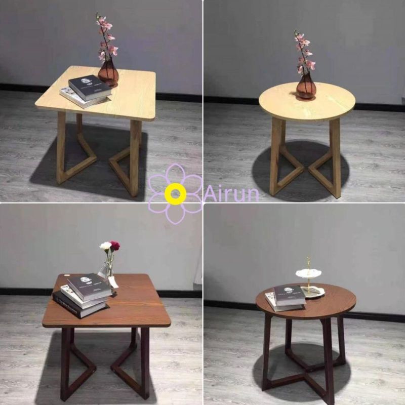 Modern Design Living Room Wooden Coffee Tea Table Square Table Side Table