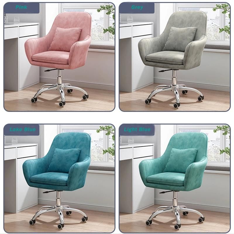 Modern Home Living Room Book Room Working Room Furniture Upholstered Leisure Swivel Ergonomic Office Chair