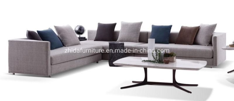 Living Room Furniture Modern Fabric Section Sofa