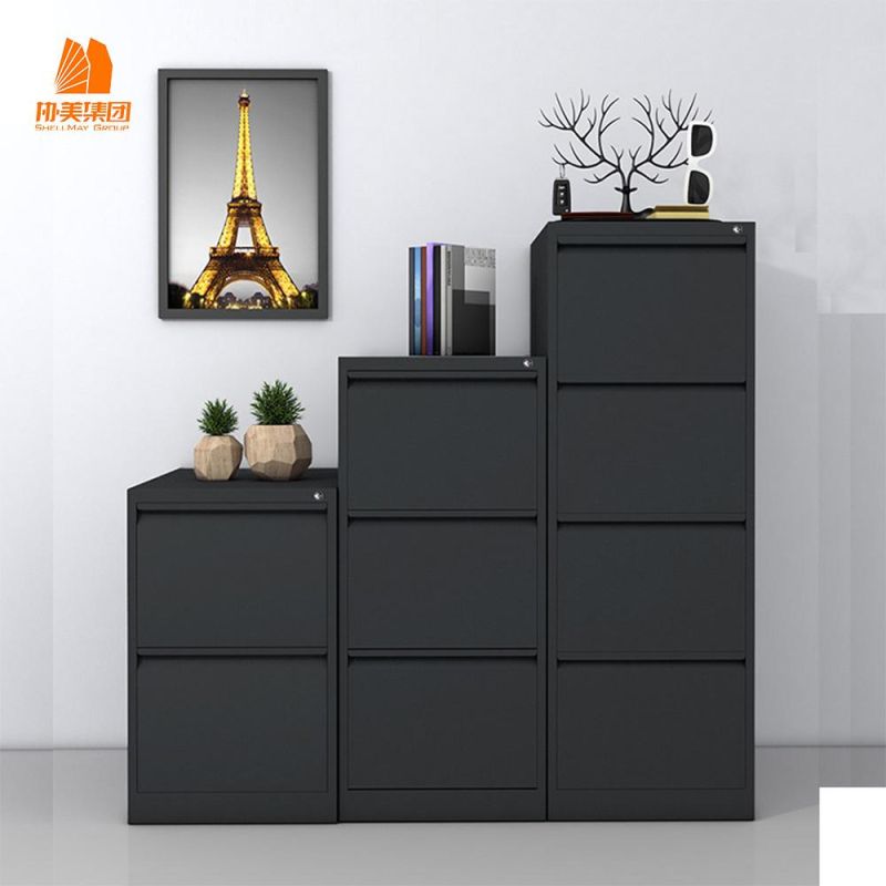 Vertical Filing Cabinet with 3 Push-Puling Door, Customized Modern Furniture