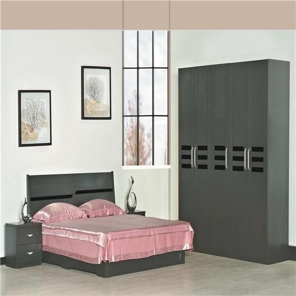 Simple Modern Minimal Style MDF Board Bedroom Furniture Set