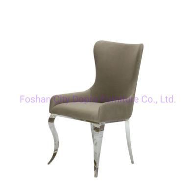 New Modern Metal Chair Stainless Steel Chair for Home and Hotel