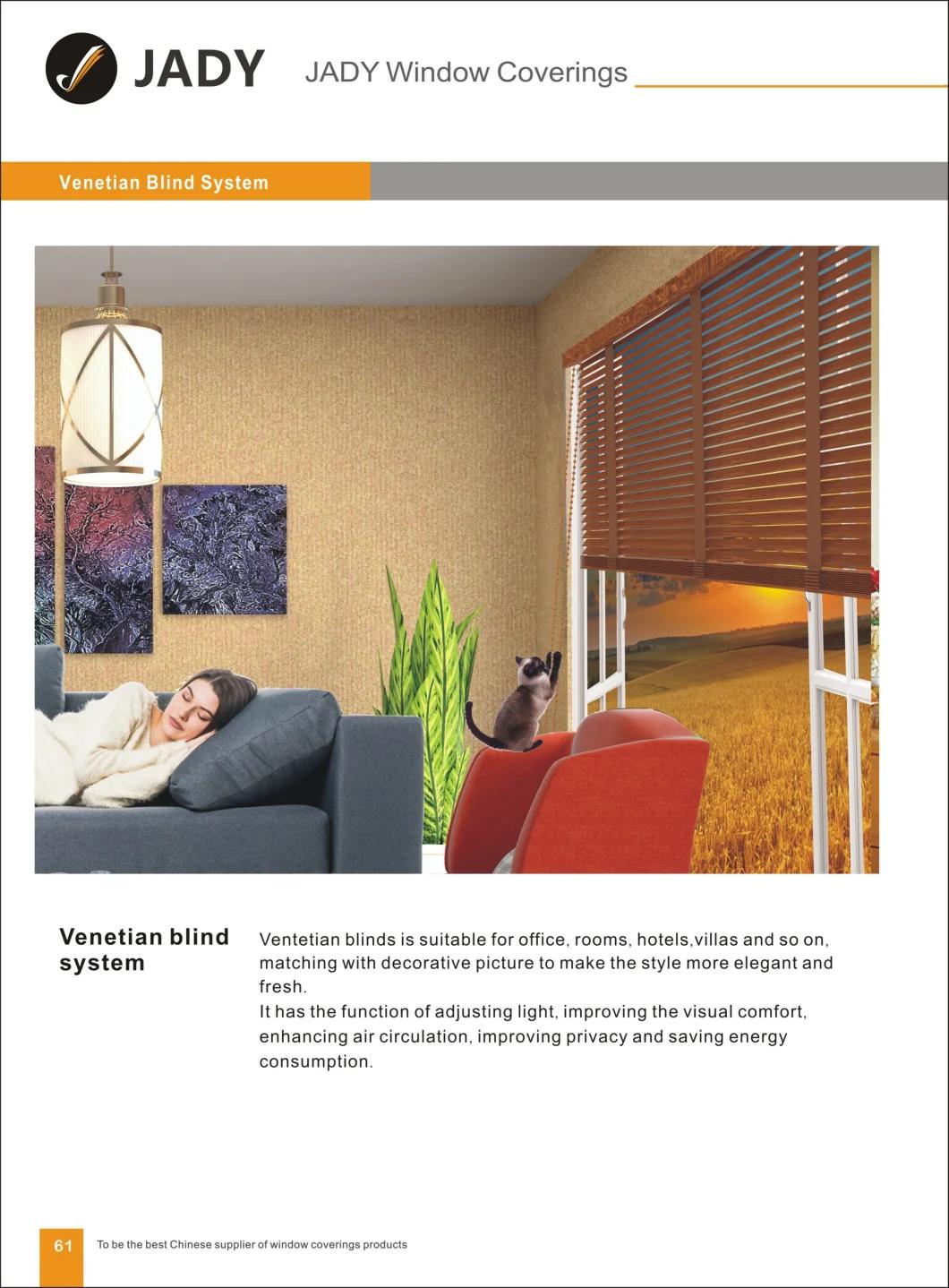 Venetian Blinds V50 POM Blinds Solid Motorized Wood Blinds