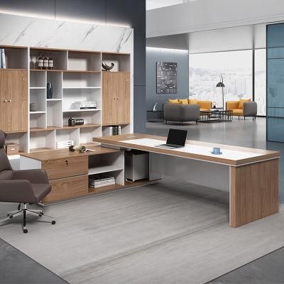 Office Desk and Chair Combination Fashion President Desk Computer Desk Simple Modern Executive Desk Manager Supervisor Desk Furniture