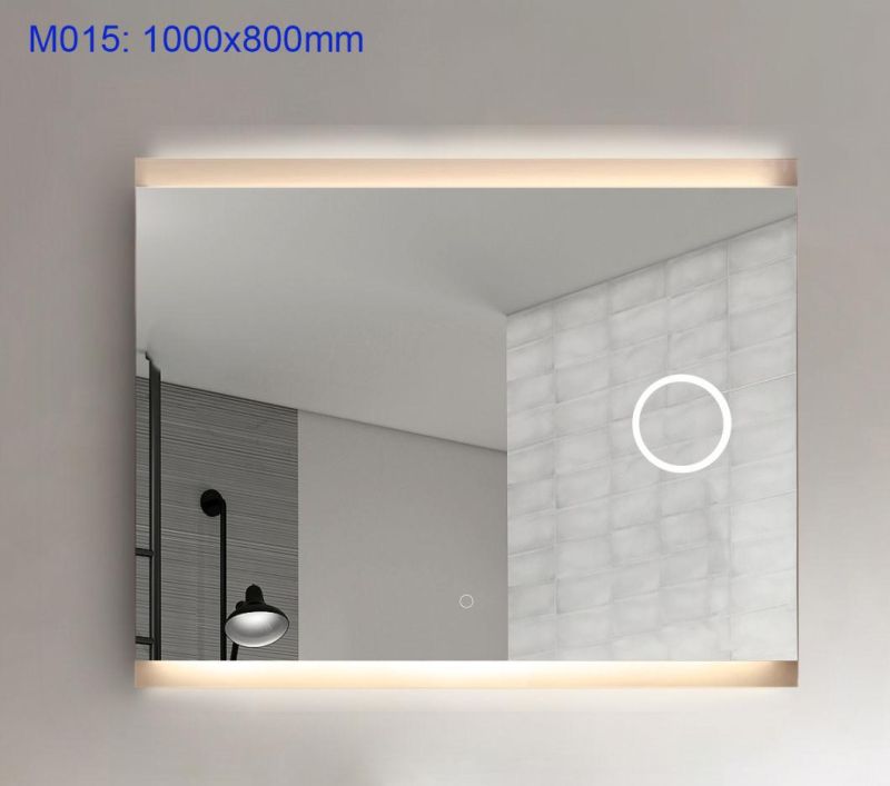 Smart Glass Vanity Furniture LED Bathroom Wall Mirror with Lights (M008)