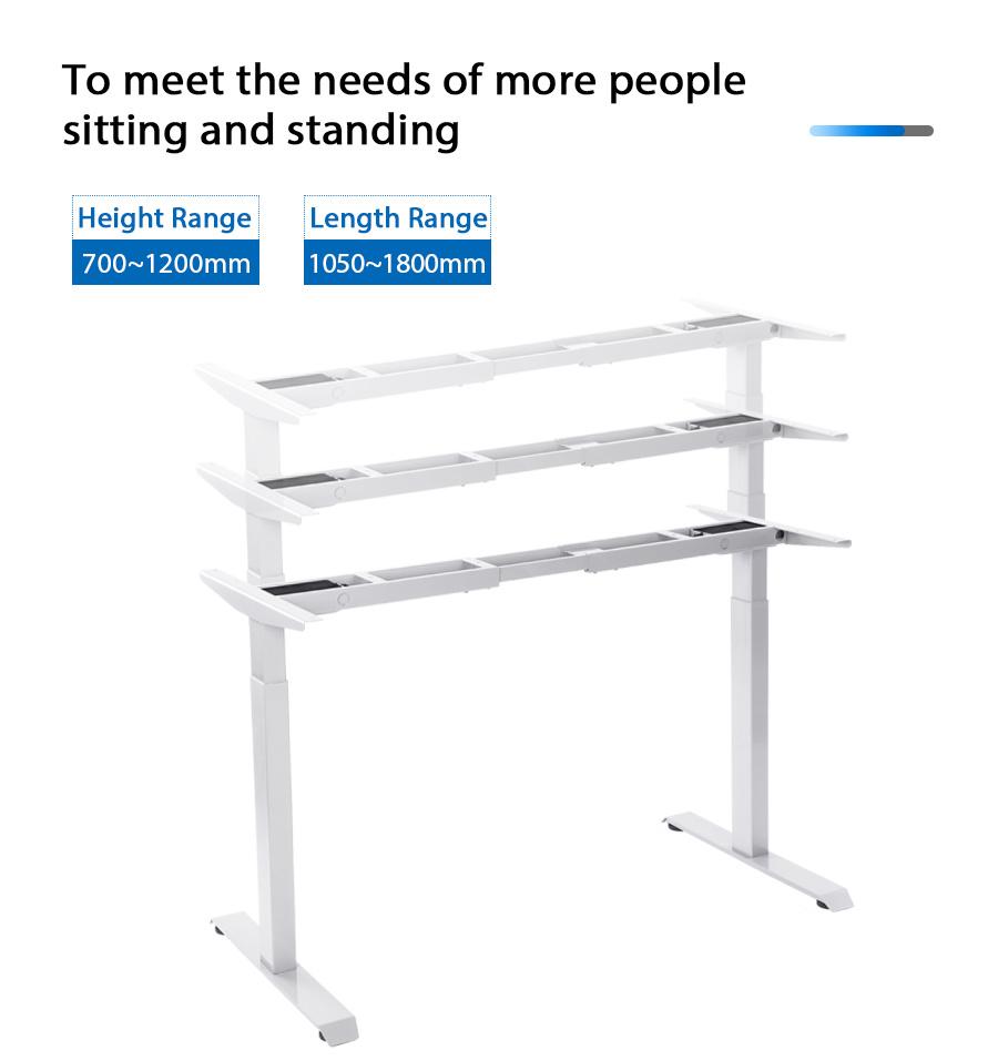 Electric Sit Standing Office Height Adjustable Desk